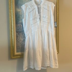 LUCKY BRAND New
Lace-Trim Peasant Dress